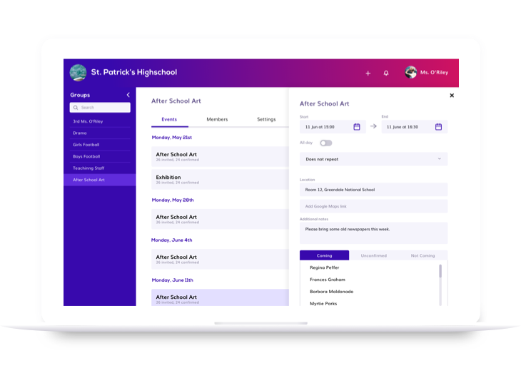 classrep schools activities details classrep schools activities details