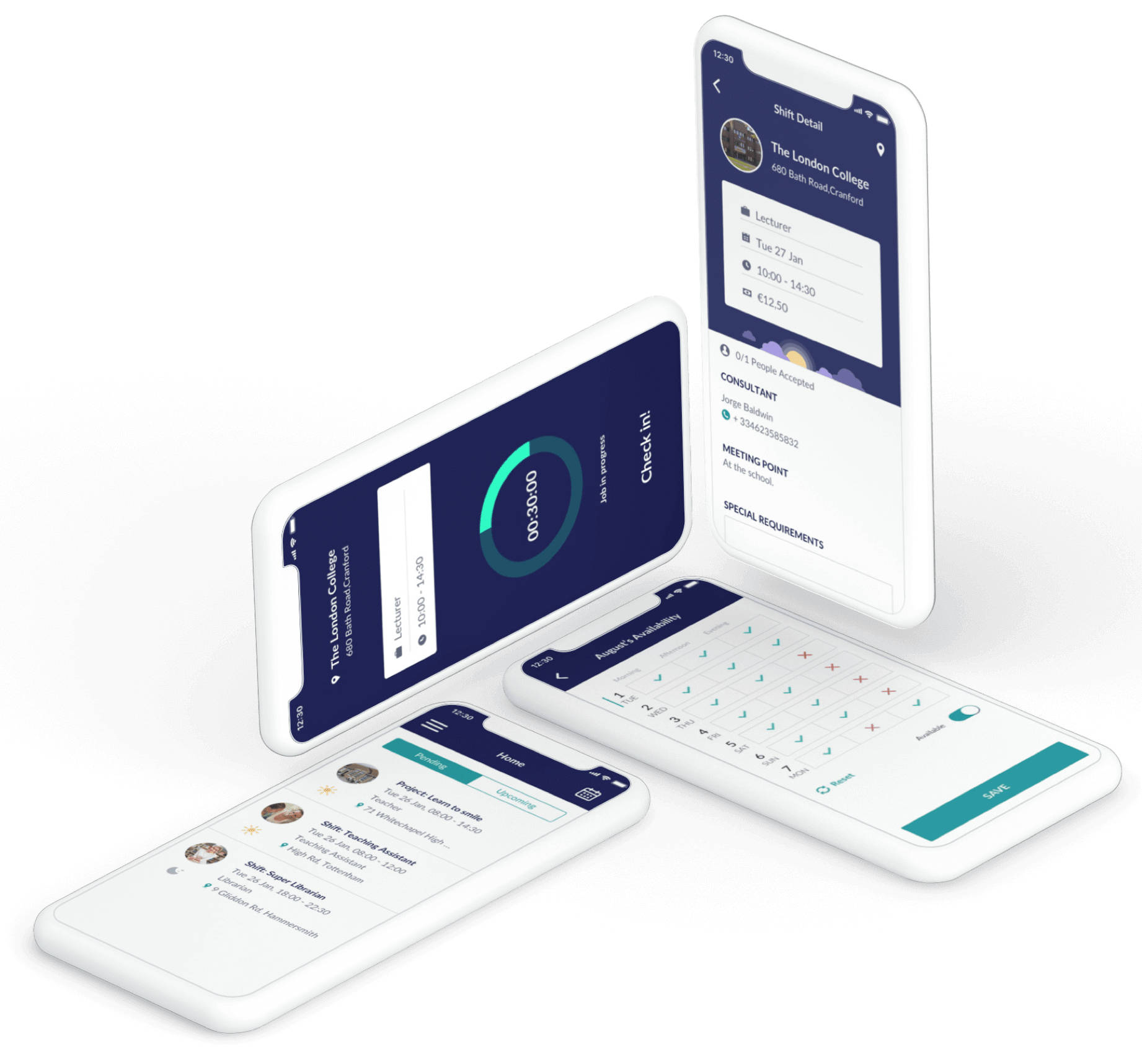people shift listing and details people shift listing and details