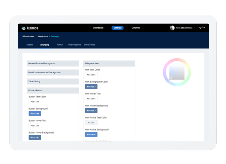 deventure training self configurable branding feature deventure training self configurable branding feature